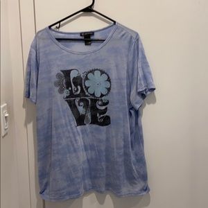 Very cute and timely LOVE T-shirt, 2X
